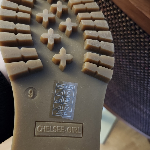 BN - Size 9 Chelsee Girl Nude-Light Pink Combat Ankle Boots - Picture 5 of 13